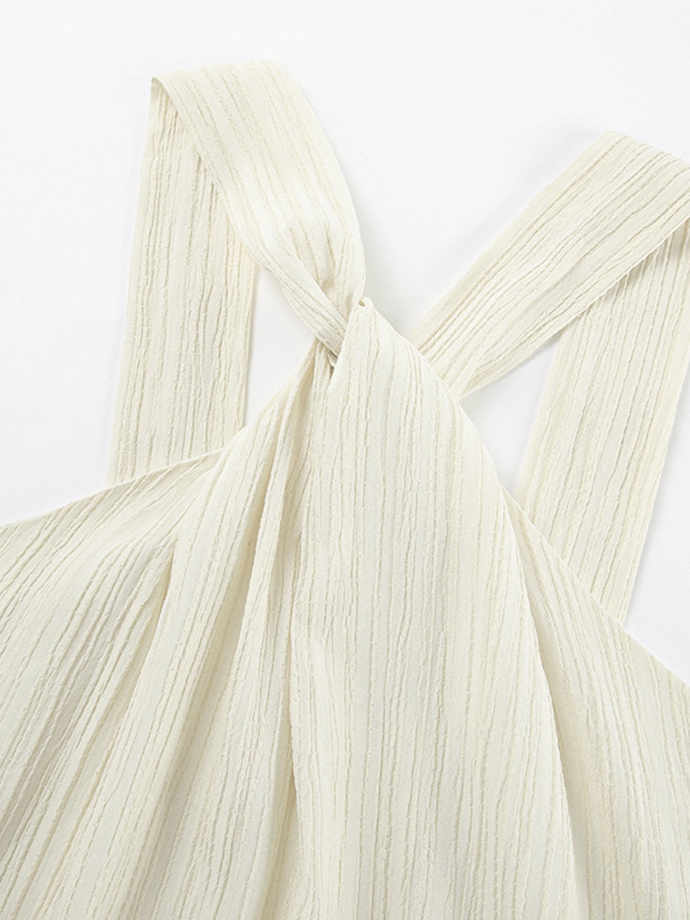 Halter Neck Flowy Maxi Dress