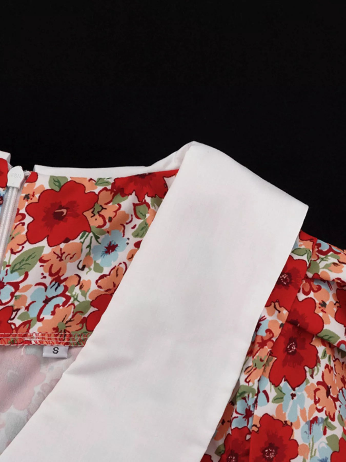 Ruched Floral Print Puff Sleeve Mini Dress