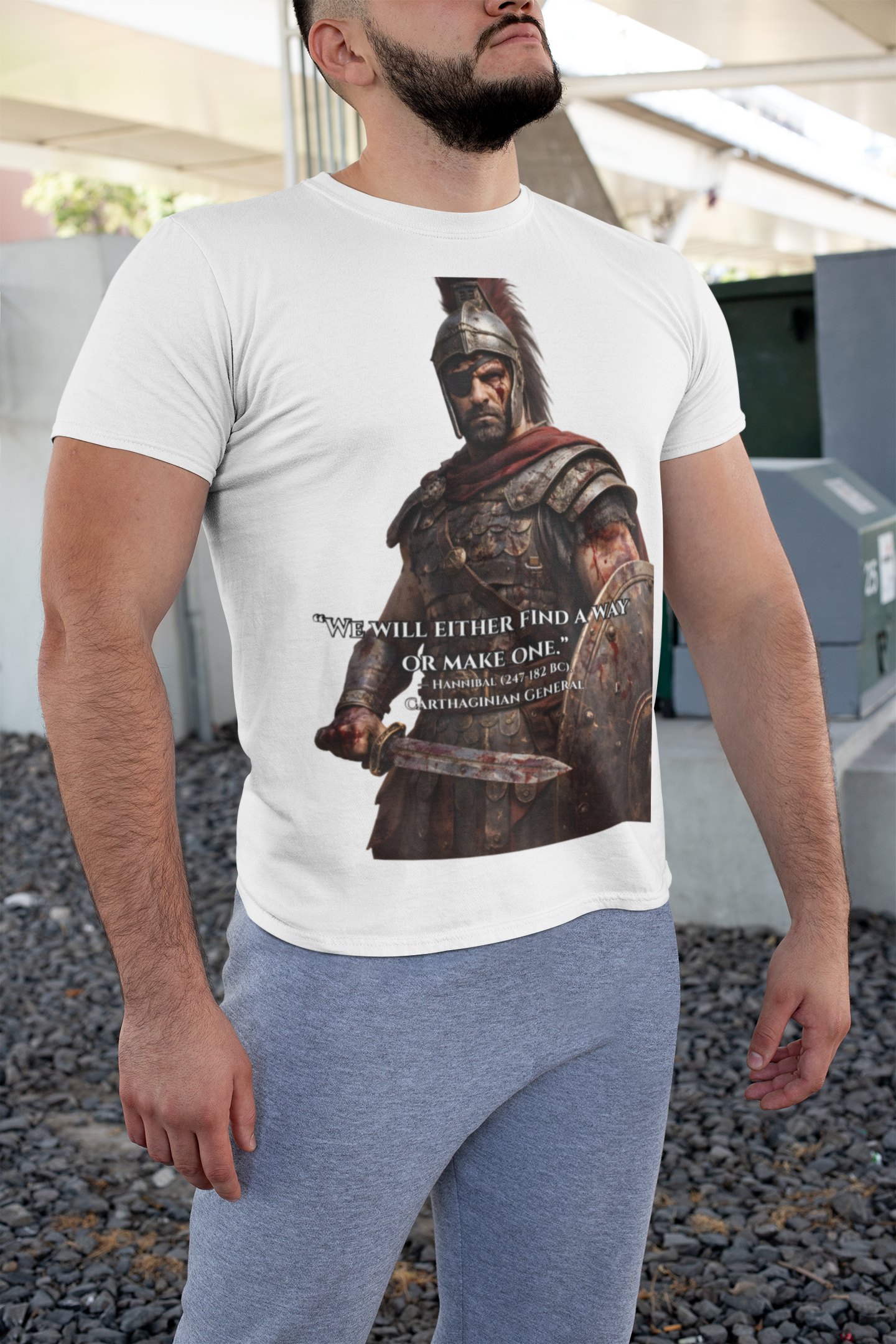 We will either find a way or make one. - Under ArmourⓇ athletic t-shirt