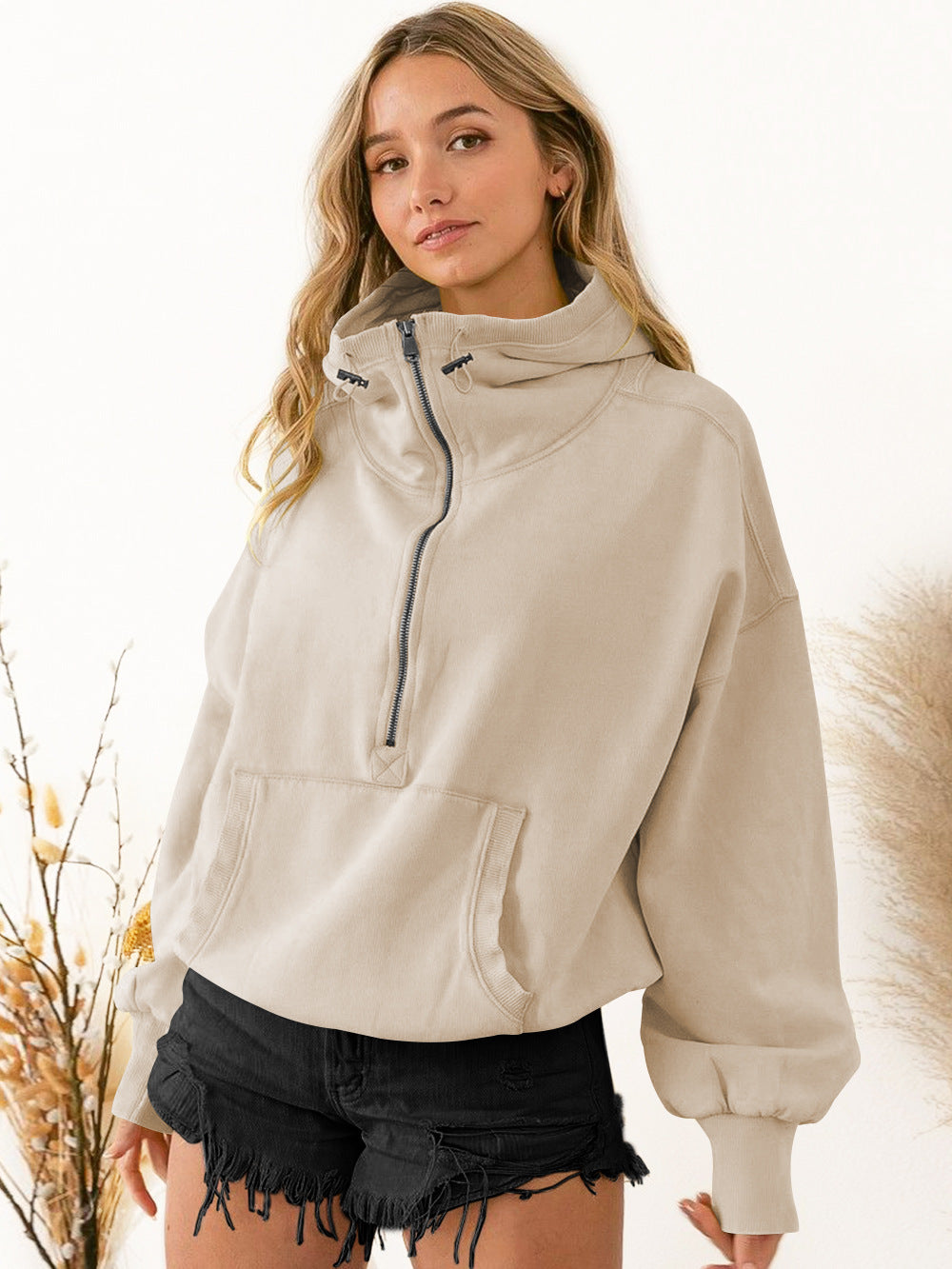 🧘♀️ Women's Zip-Up Fitness Hoodie