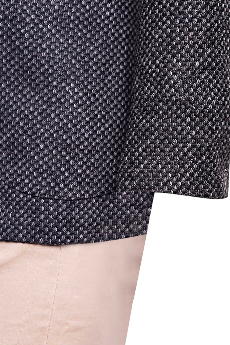 Sartorio Woven Virgin Wool-Cotton-Silk Sport Jacket