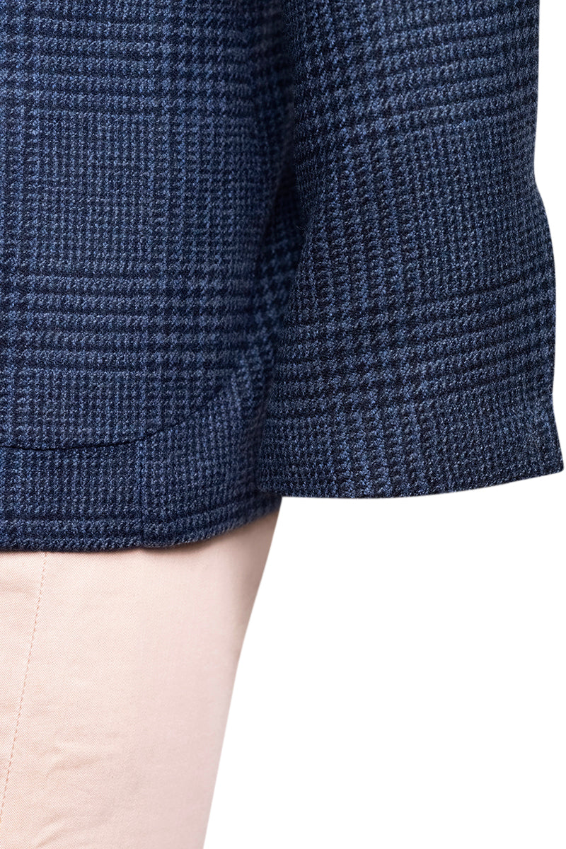 Sartorio Prince of Wales Wool-Cashmere Sport Jacket