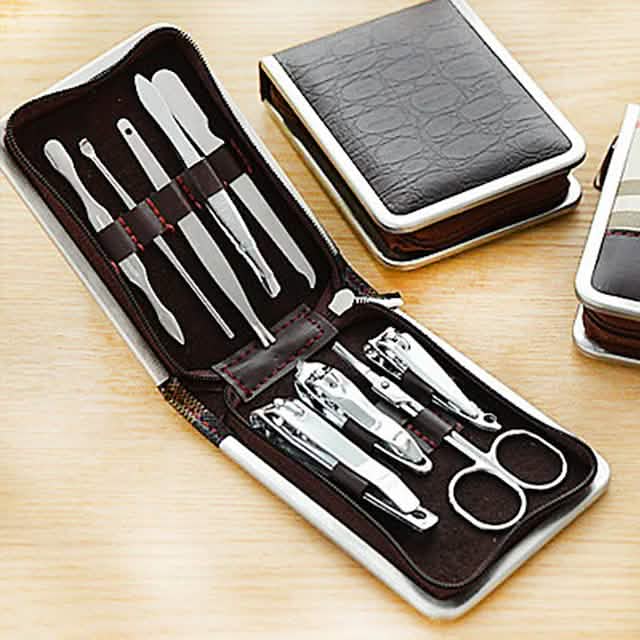 9-Pieces Set: Carbon Steel Nail Clippers Set - Overture Gifts