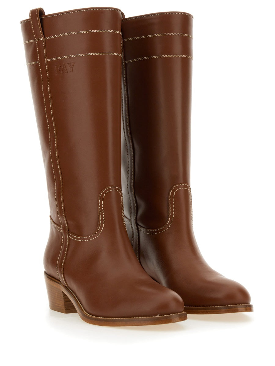 Fay Women Leather Boot