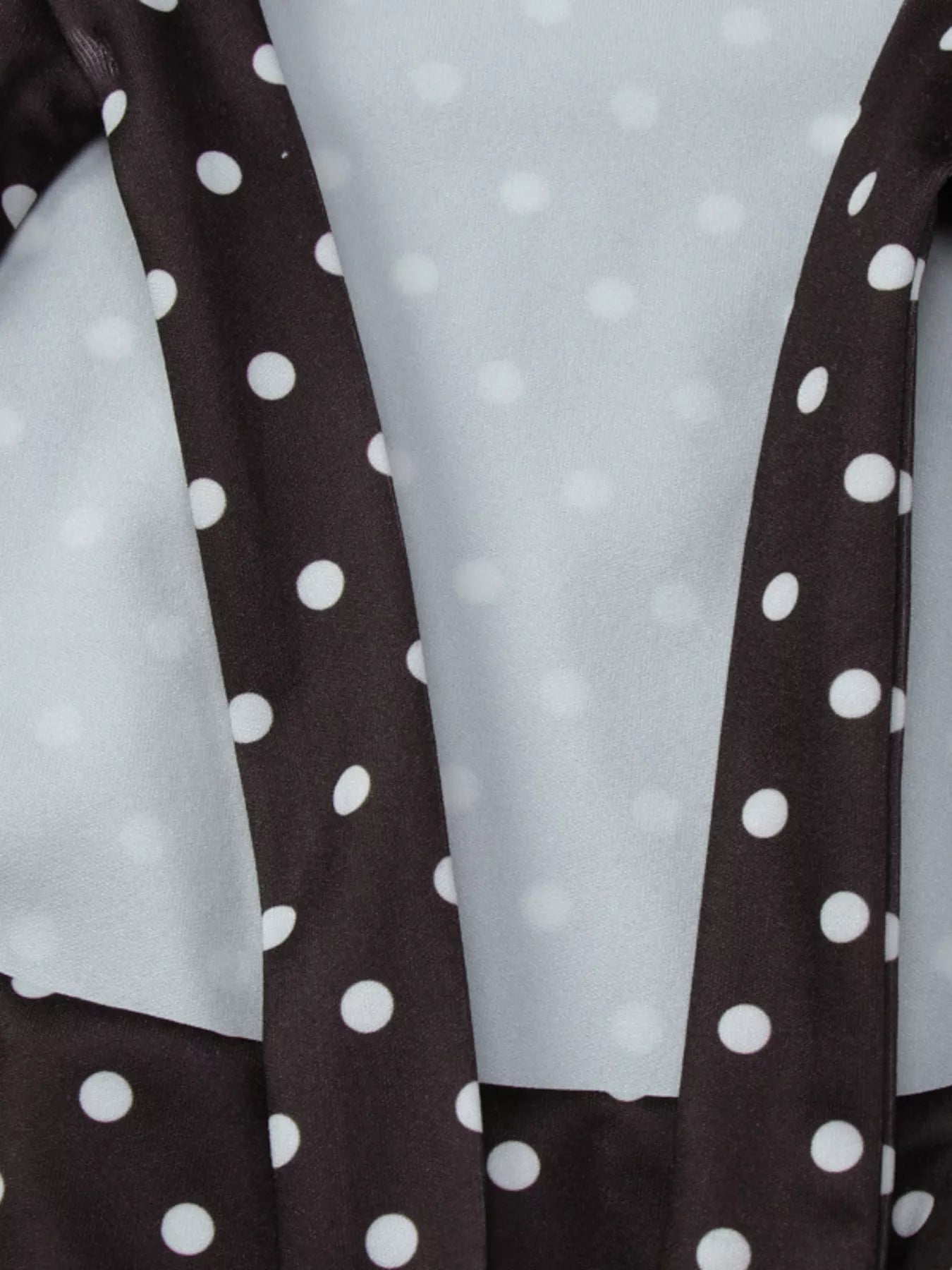 Polka Dot Cut-Out Front Mini Dress