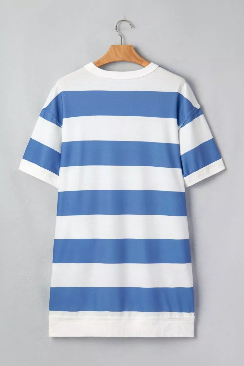 Casual Striped T-Shirt Dress