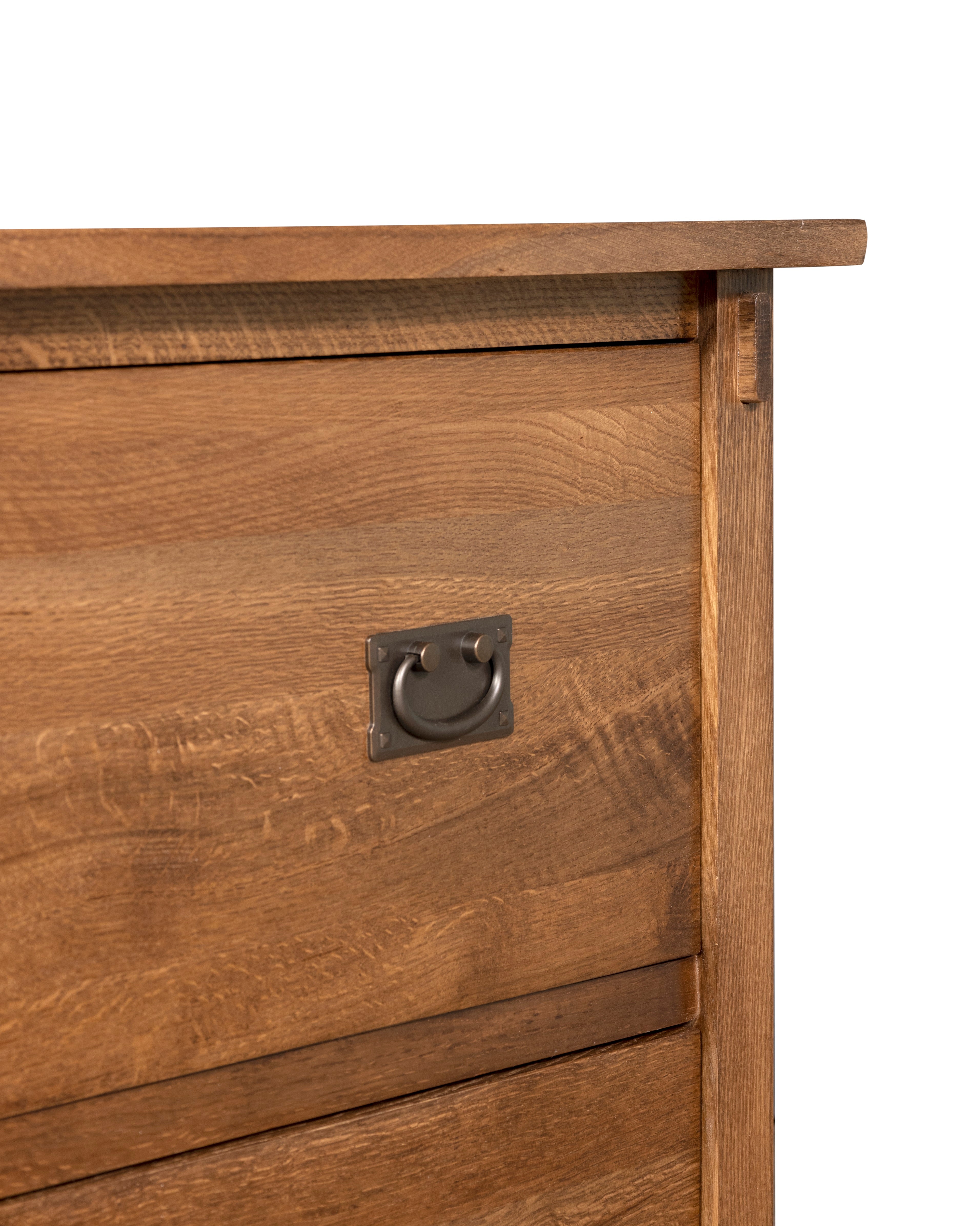 Mission Oak 2-Drawer Lateral File Cabinet – Walnut Stain | In Stock & Ready to Ship