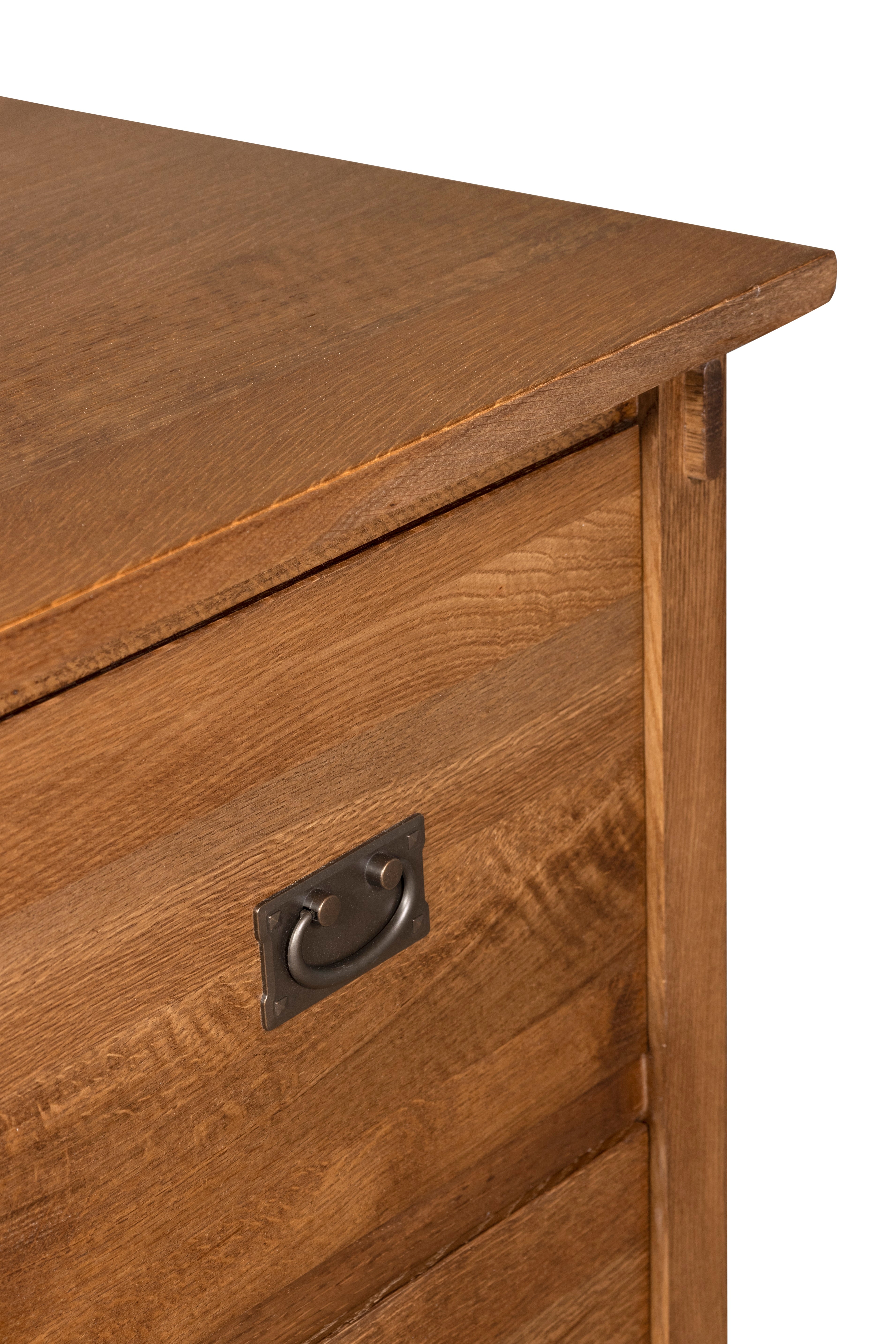 Mission Oak 2-Drawer Lateral File Cabinet – Walnut Stain | In Stock & Ready to Ship