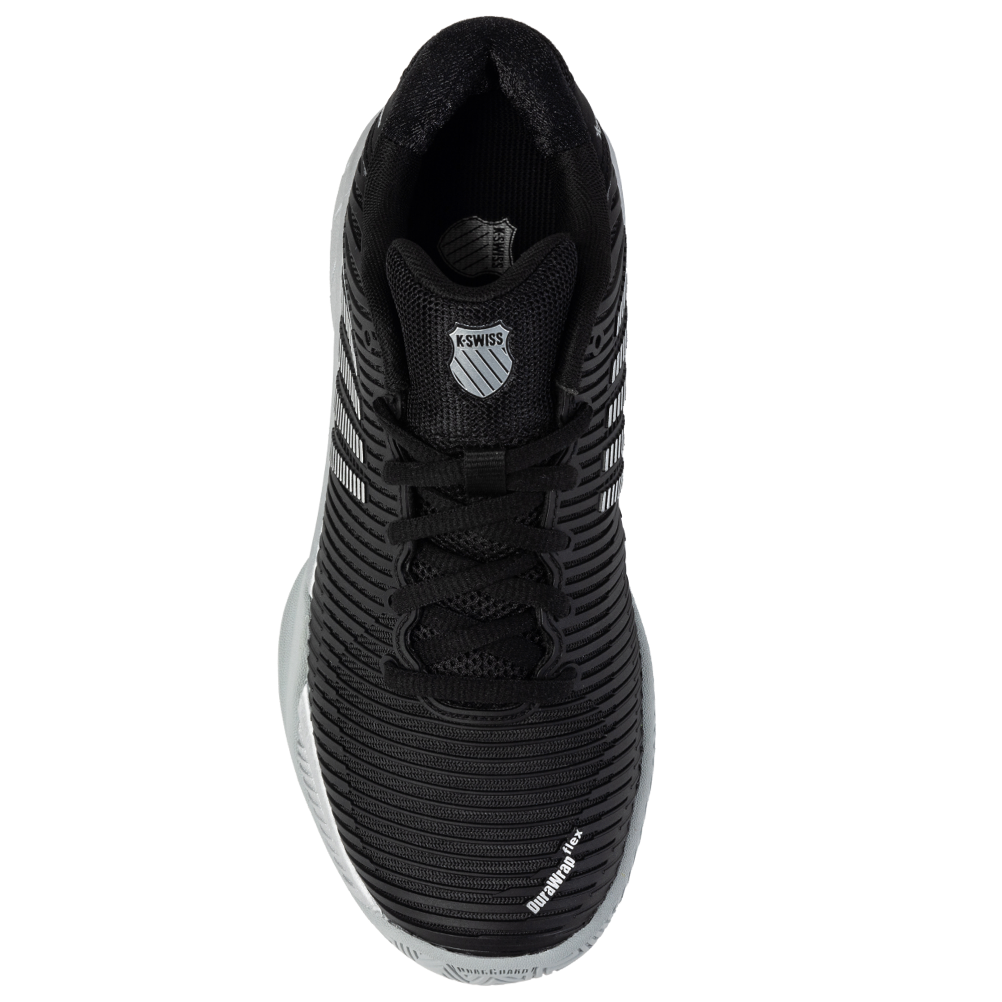 K-Swiss/Master Athletics Women's Hypercourt Express 2 Tennis Shoe (Black/Silver)