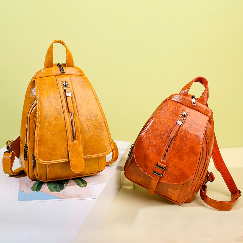 Gorgeous Travel Shoulder Bag School Backpacks For Teenage Girls Sac A Dos Women Leather Backpacks High Quality Ladies Bagpack New