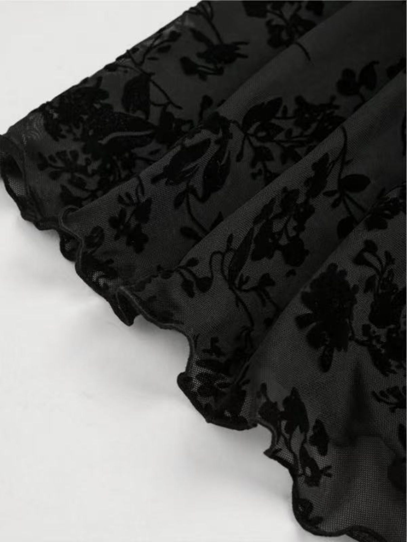 Full Size Sweetheart Neck Flared Sleeve Mini Dress Plus Size