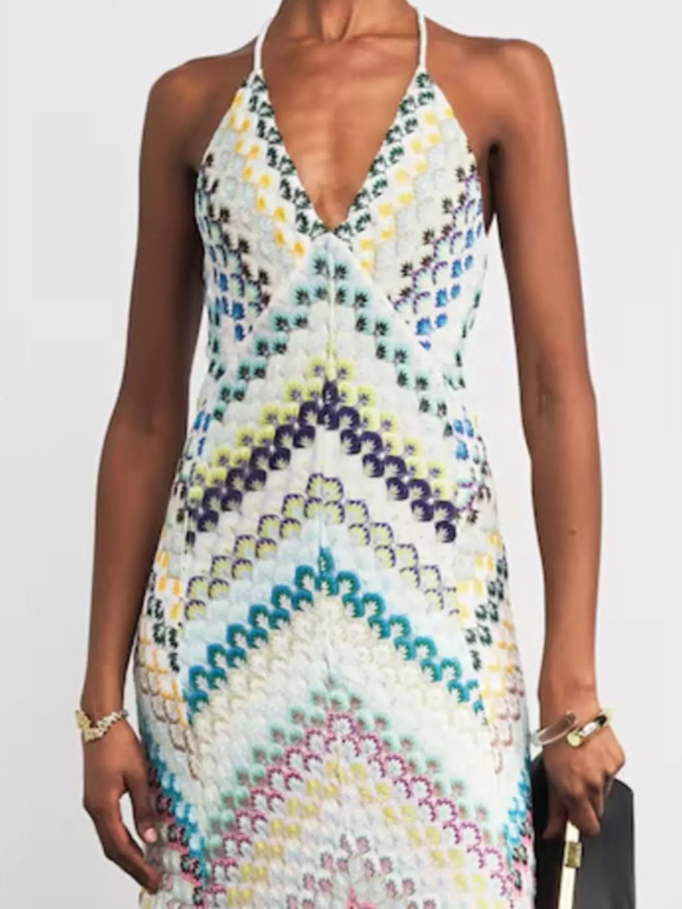 Backless Spaghetti Strap Maxi Dress