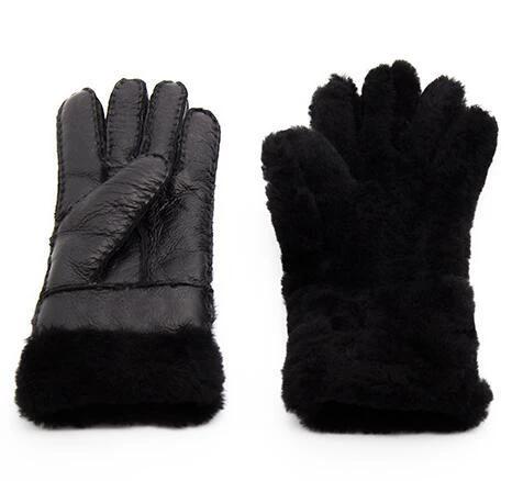 Gentleman's Genuine Sheepskin Shearling Gloves