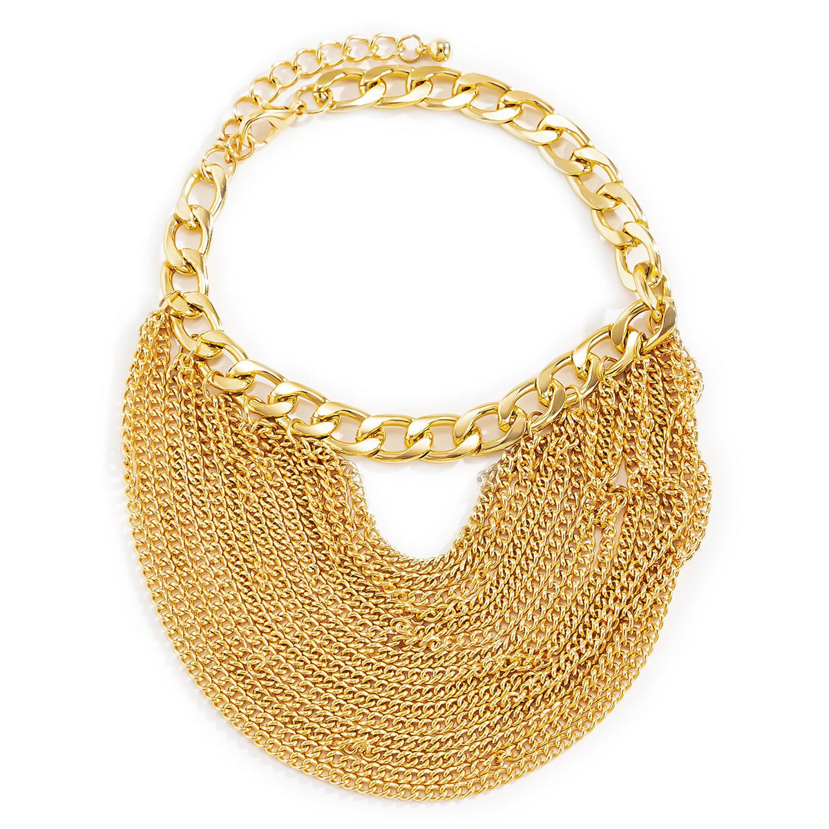 18K Gold Multi-layer Tassel Hip-Hop Anklet