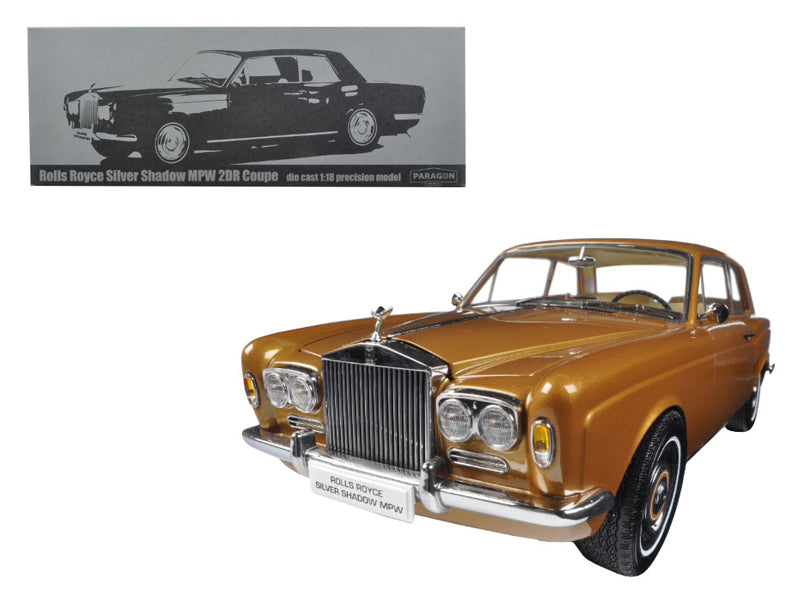1968 Rolls Royce Silver Shadow Bronze 1/18 Diecast Model Car by Paragon free shipping USA
