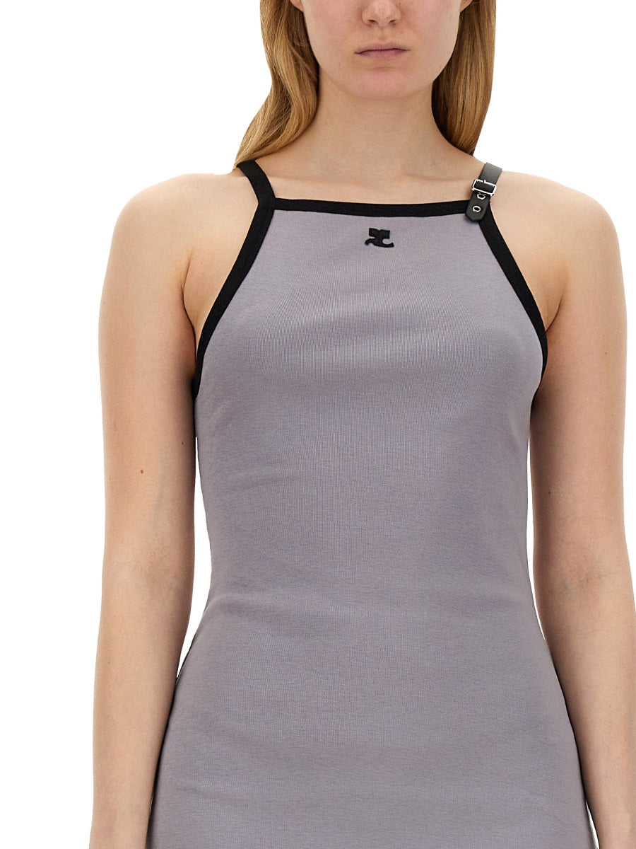 Courreges Women Dress With Logo