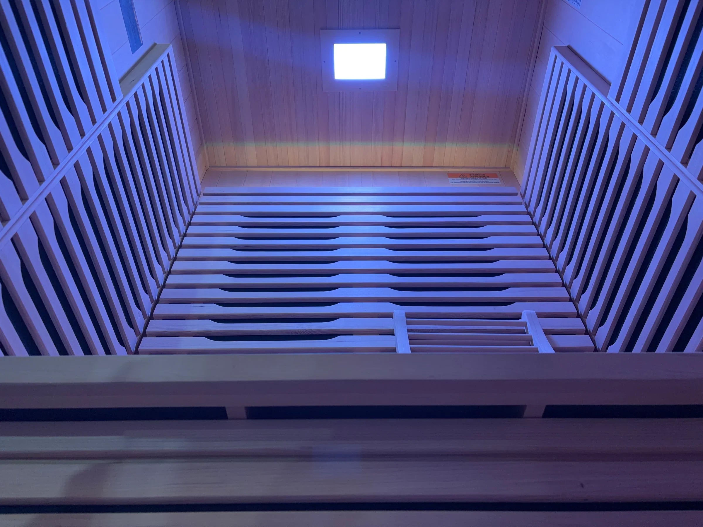 Blisspod | Milano | Full Spectrum Sauna | Canadian Hemlock Wood | Ultra Low EMF | 5 Far Infrared & 1 Red Glass Heater | Chromotherapy | Upto 2 Person