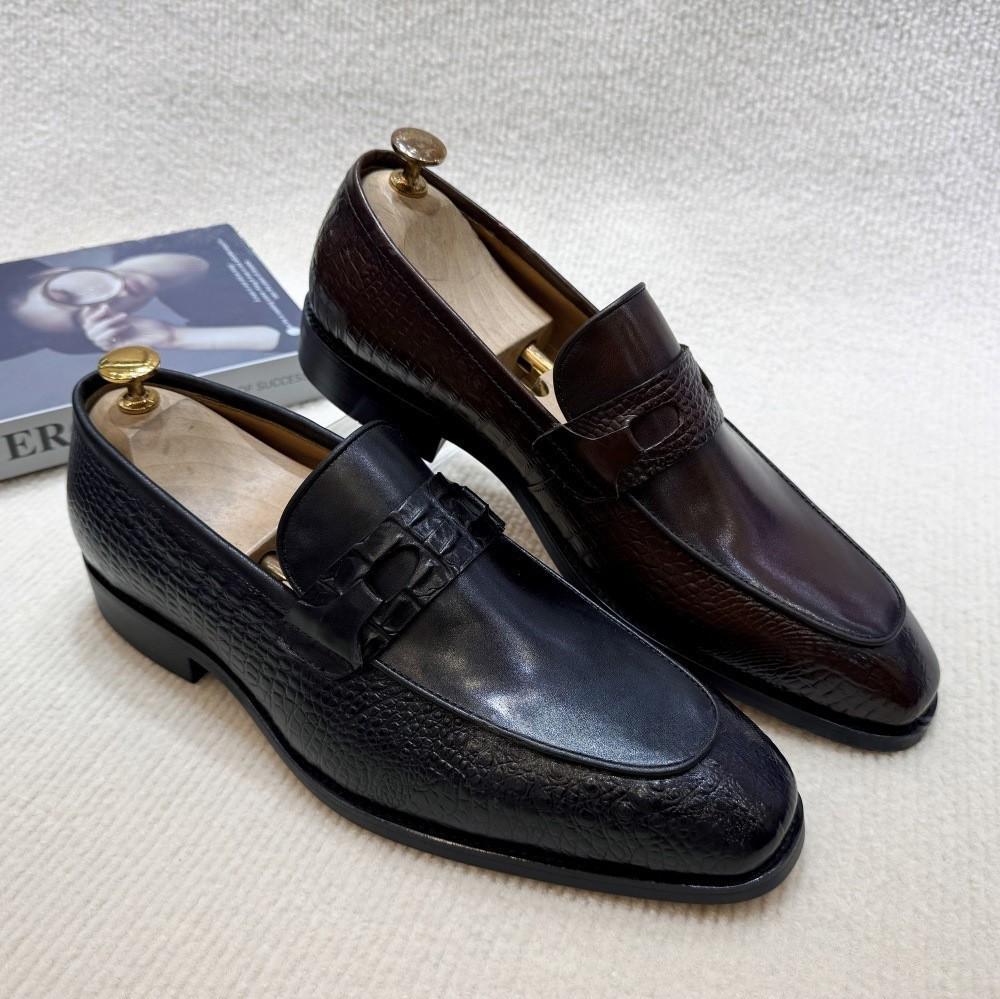 Large-size Mens Casual Formal Leather Shoes