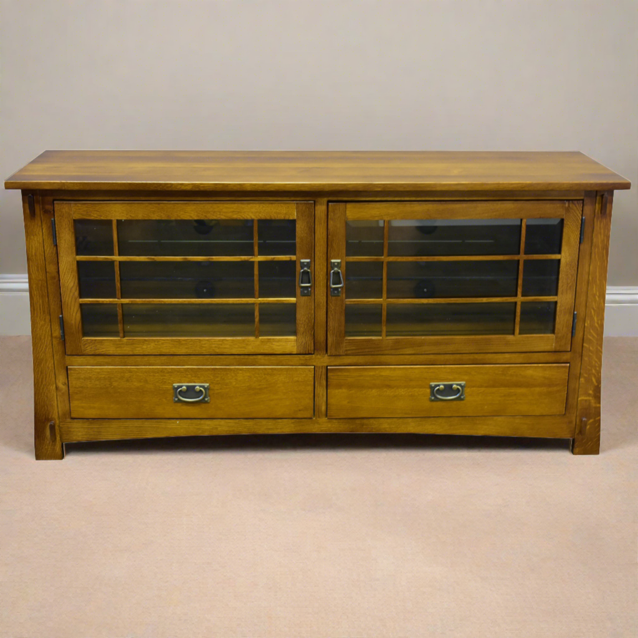 Mission Quarter Sawn Oak 60" TV Stand (2 Colors Available)