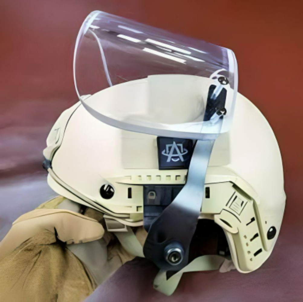 Texas IIIA+ Ballistic Face Shield - Fits All Helmets with ARC