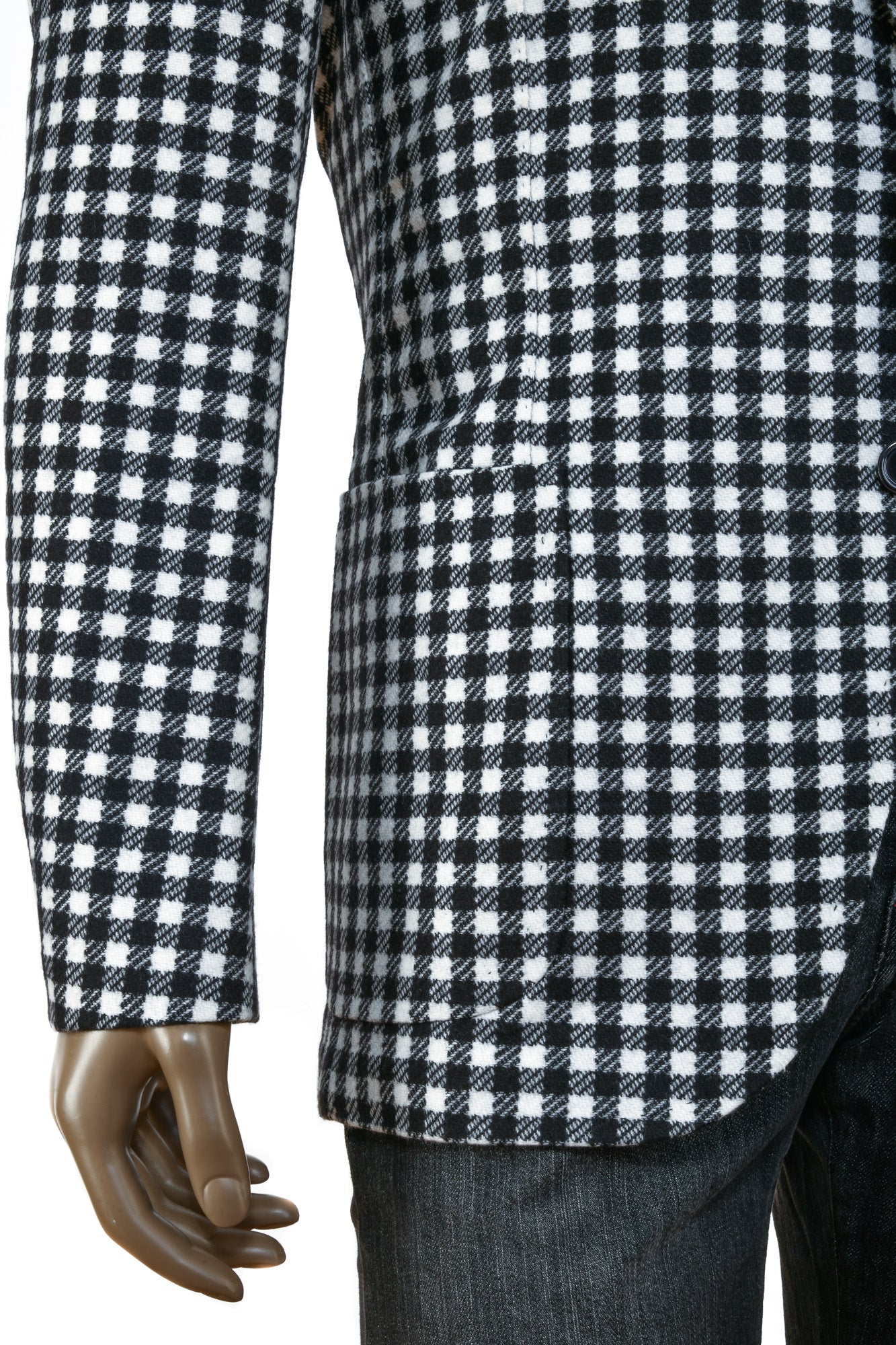 Sartorio Gingham Cashmere Sport Jacket