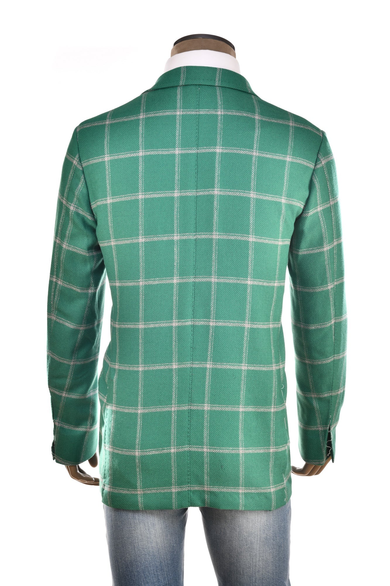 Sartorio Windowpane Virgin Wool-Cashmere Sport Jacket