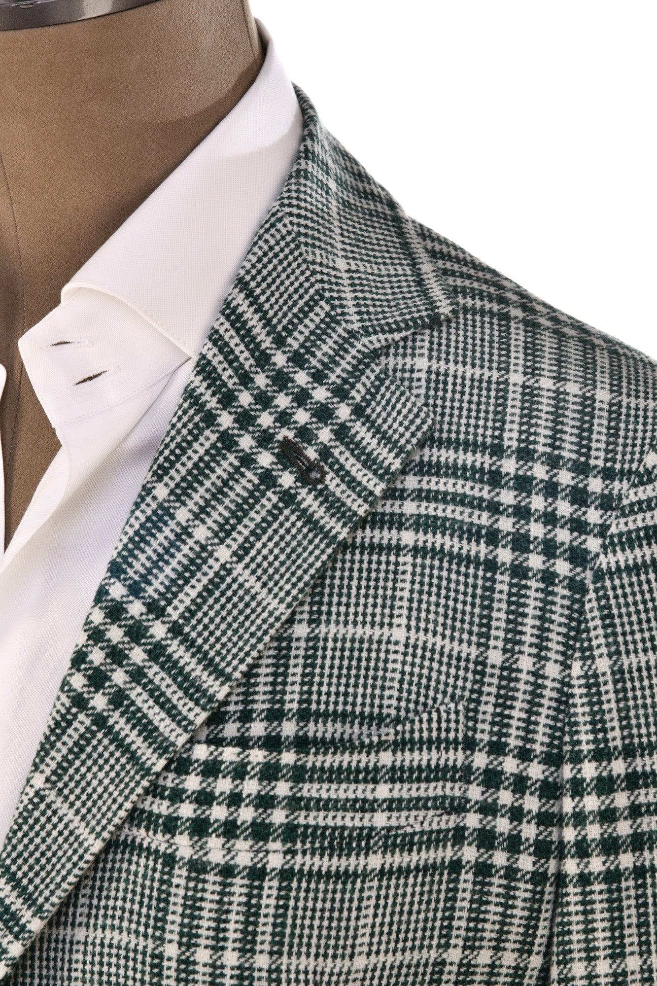 Sartorio Glen Check Plaid Wool-Silk Sport Jacket