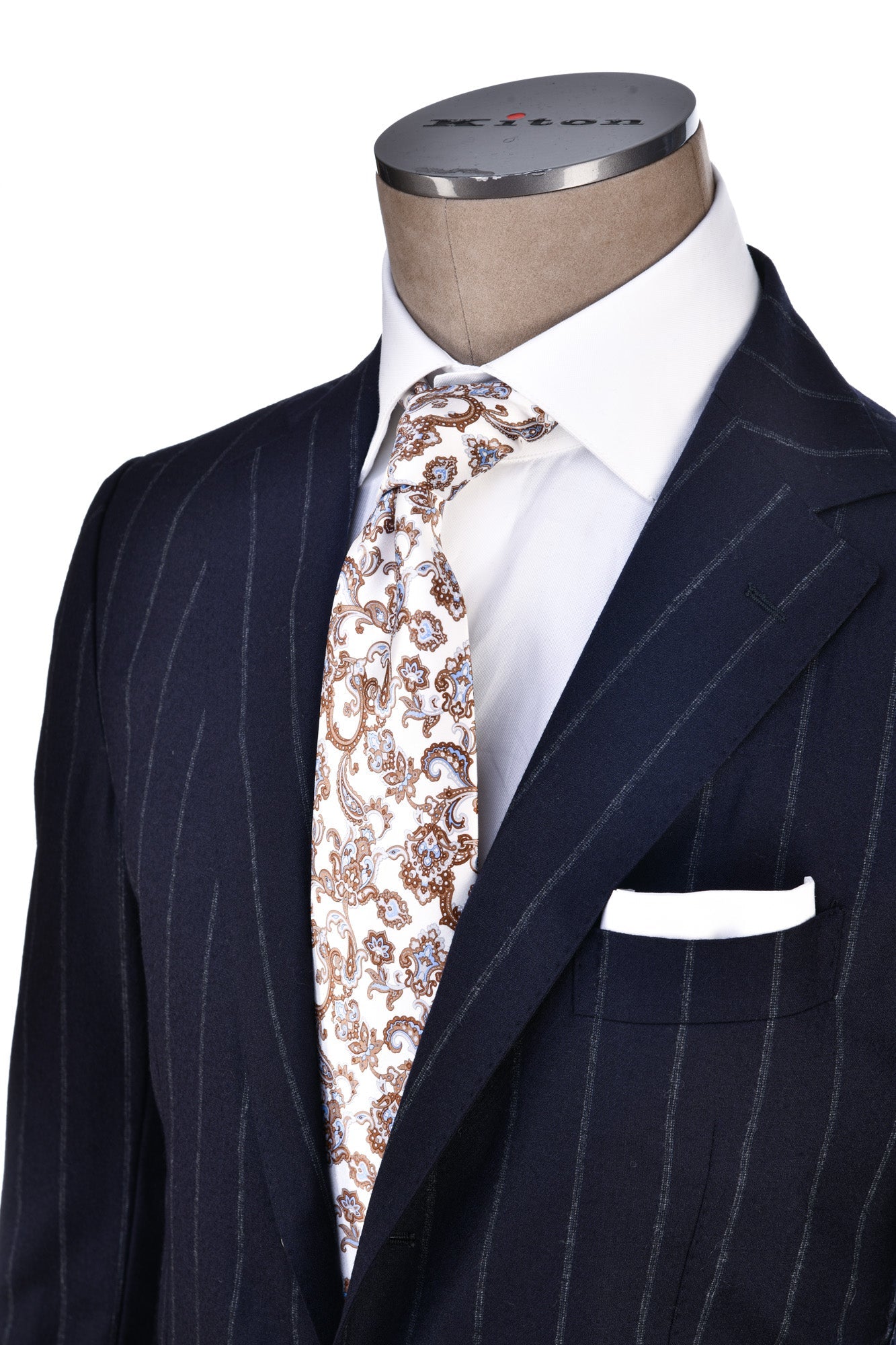 Sartorio Pinstripe Virgin Wool Suit