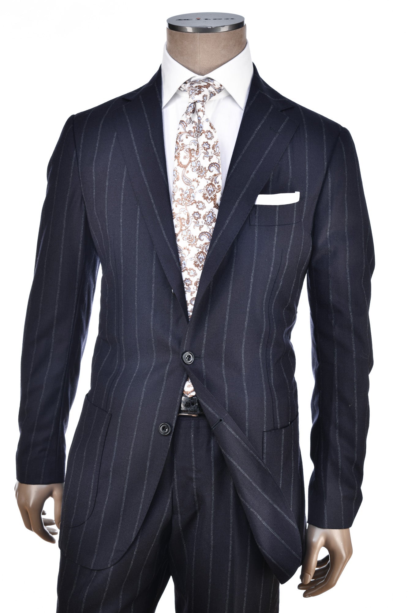 Sartorio Pinstripe Virgin Wool Suit