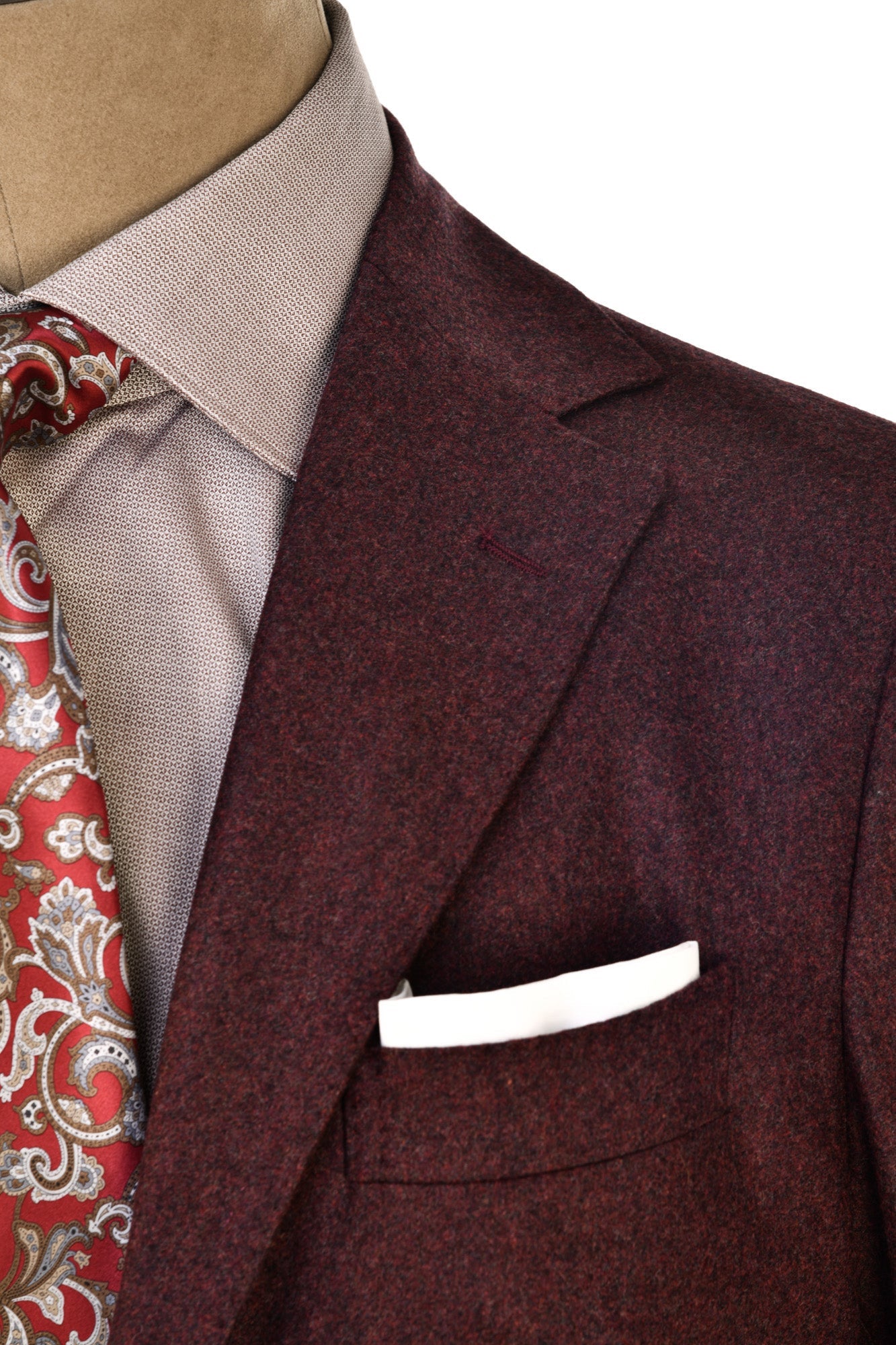 Sartorio Marled Virgin-Wool Suit