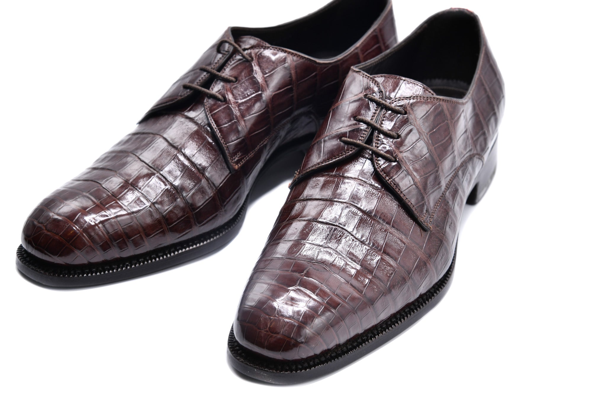 Castangia Crocodile Skin Shoes