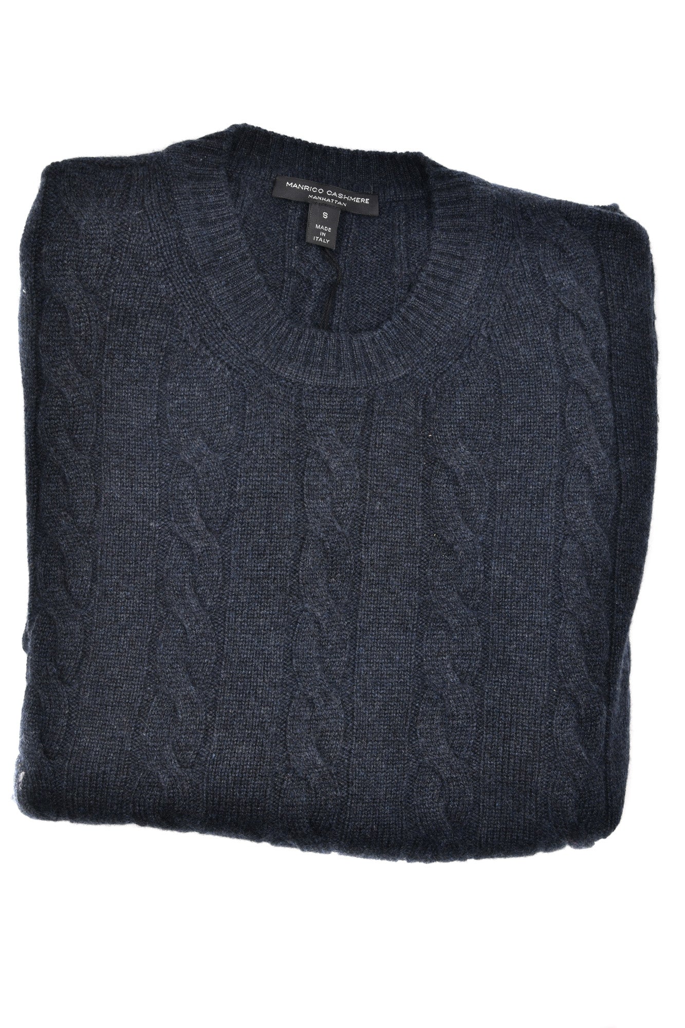Manrico Cashmere Cable Knit Sweater