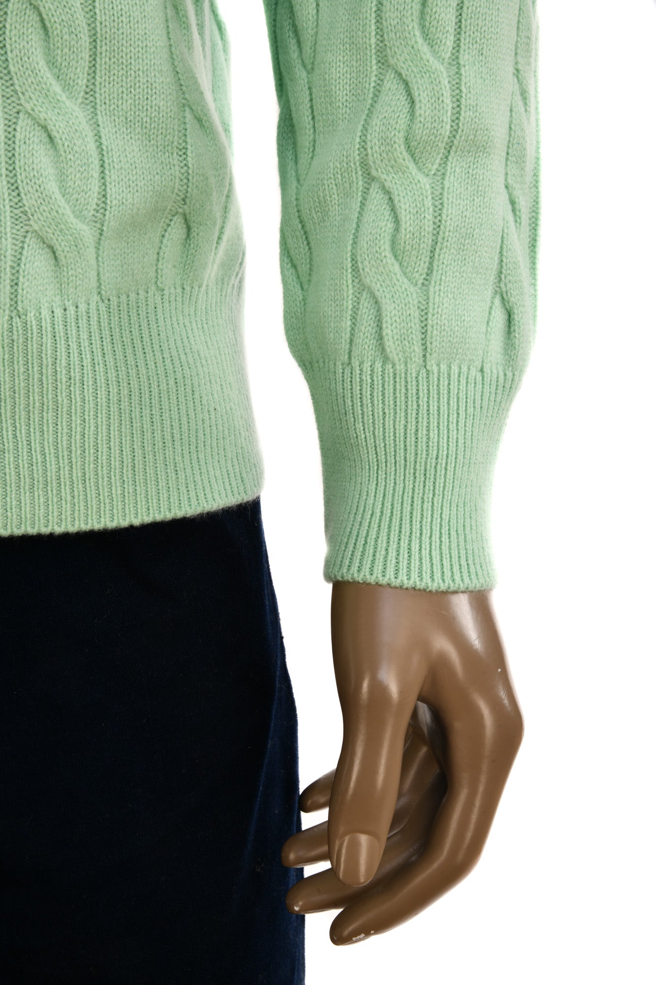 Manrico Cashmere Cable Knit Sweater
