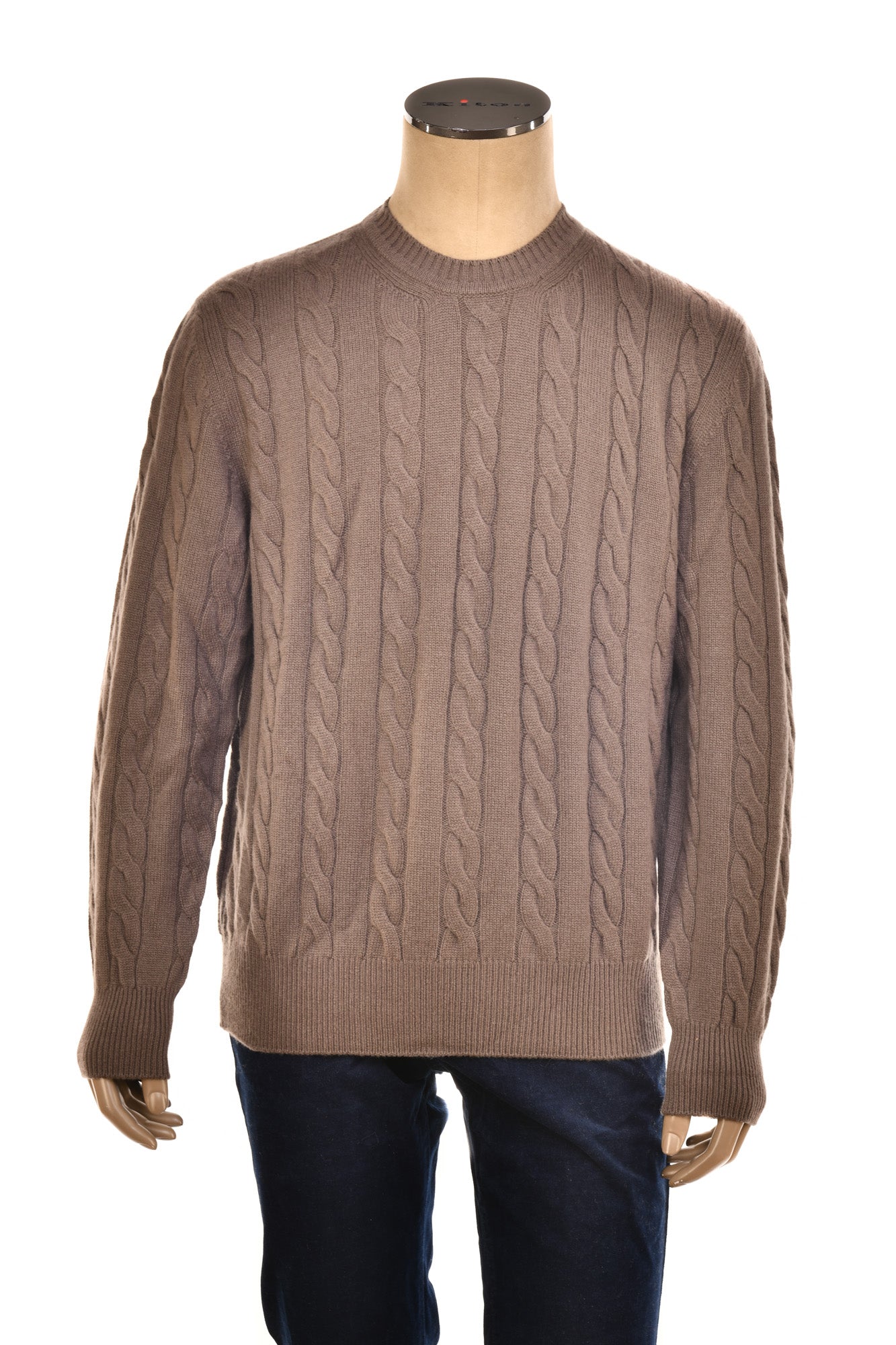 Manrico Cashmere Cable Knit Sweater