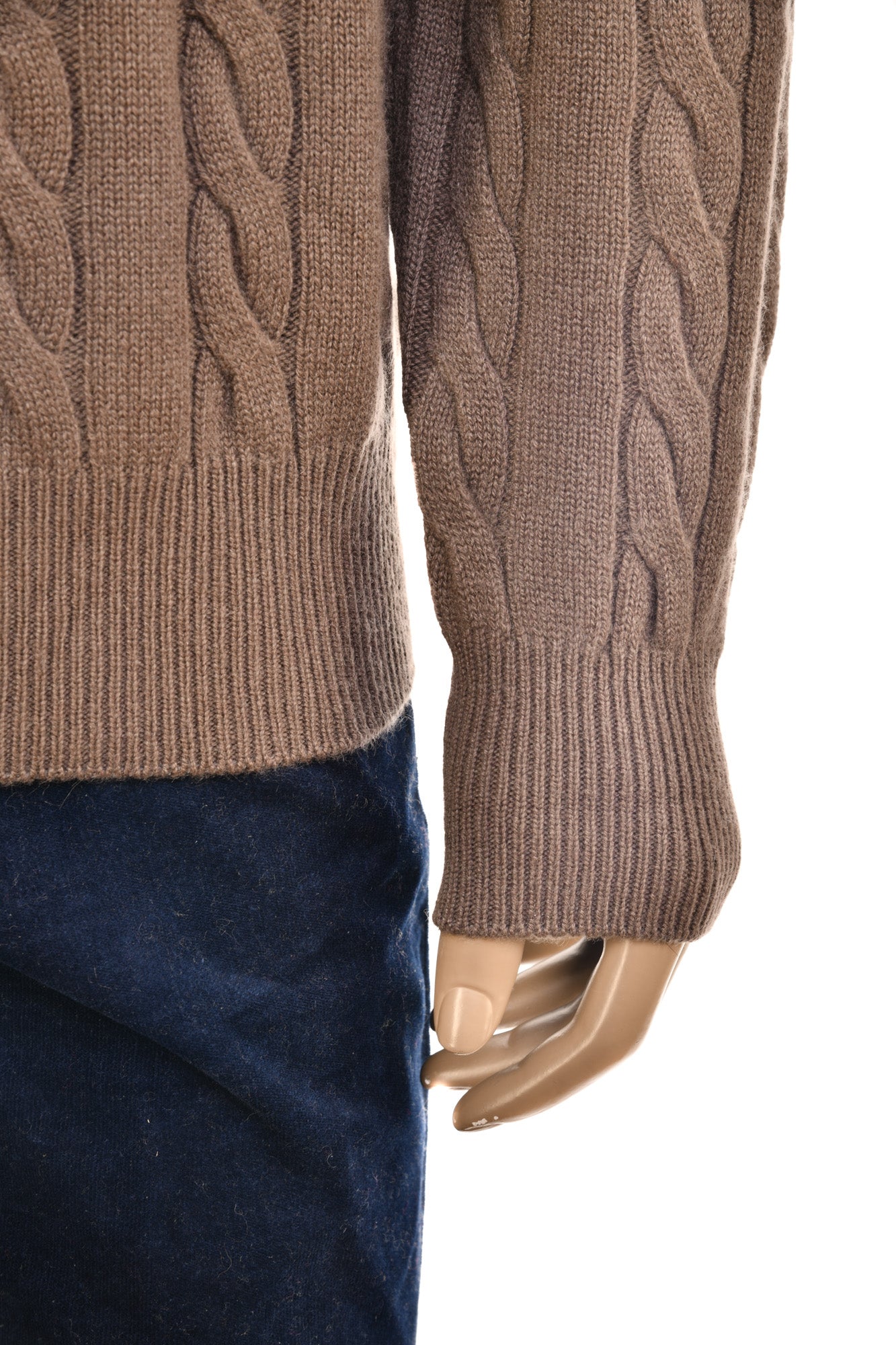 Manrico Cashmere Cable Knit Sweater