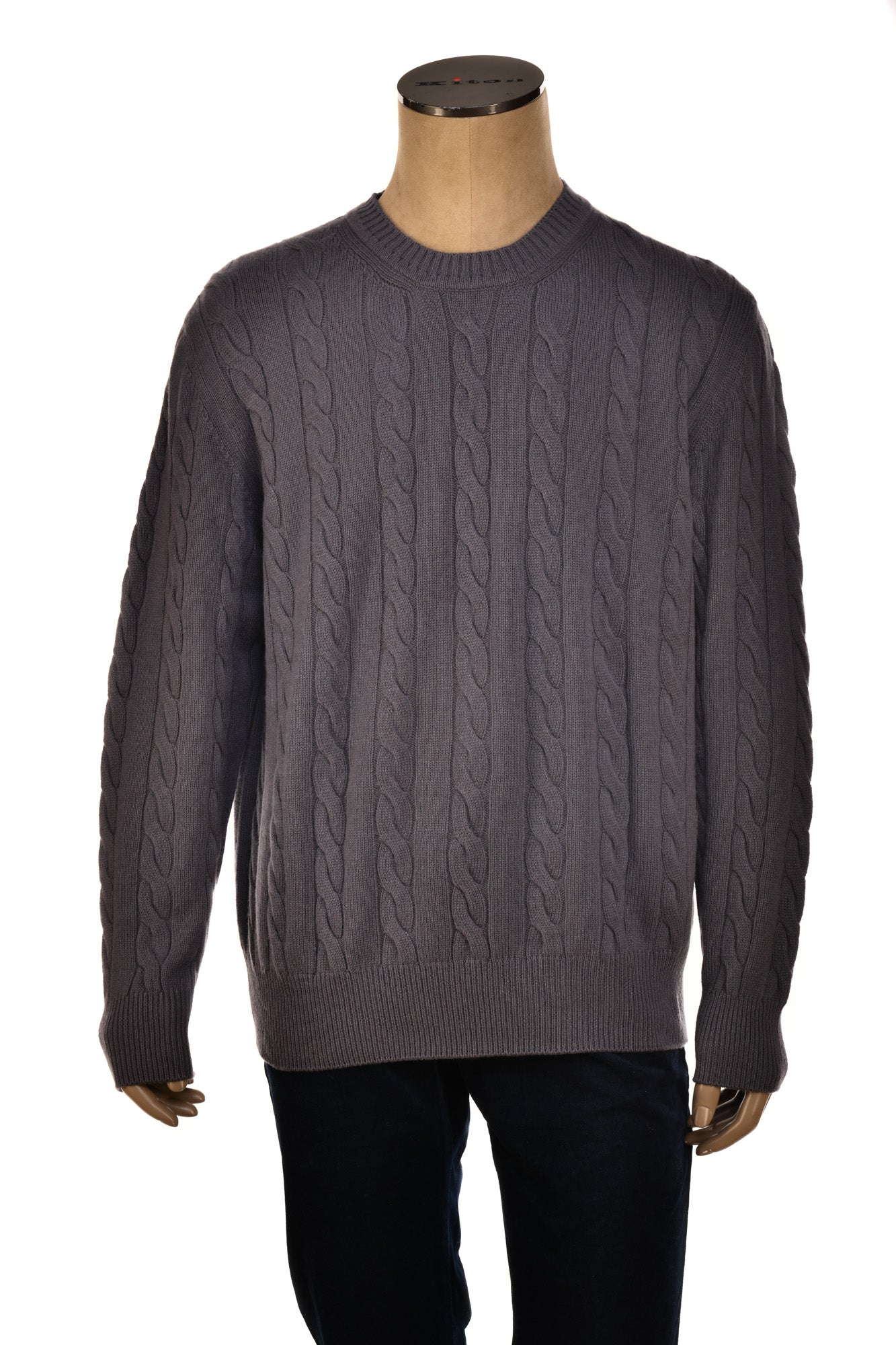 Manrico Cashmere Cable Knit Sweater