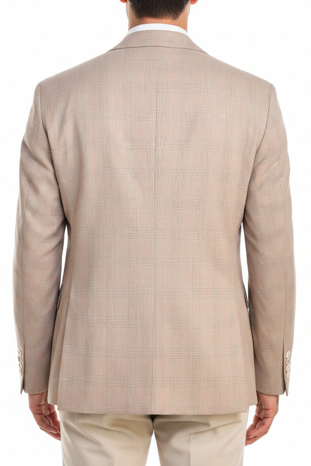 Brunello Cucinelli Prince of Wales Cotton Sport Jacket