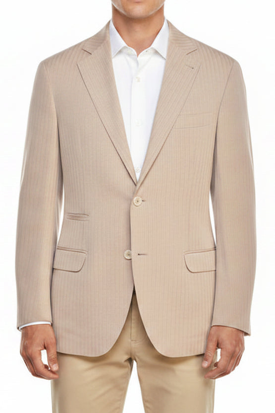 Brunello Cucinelli Pinstripe Cotton Sport Jacket