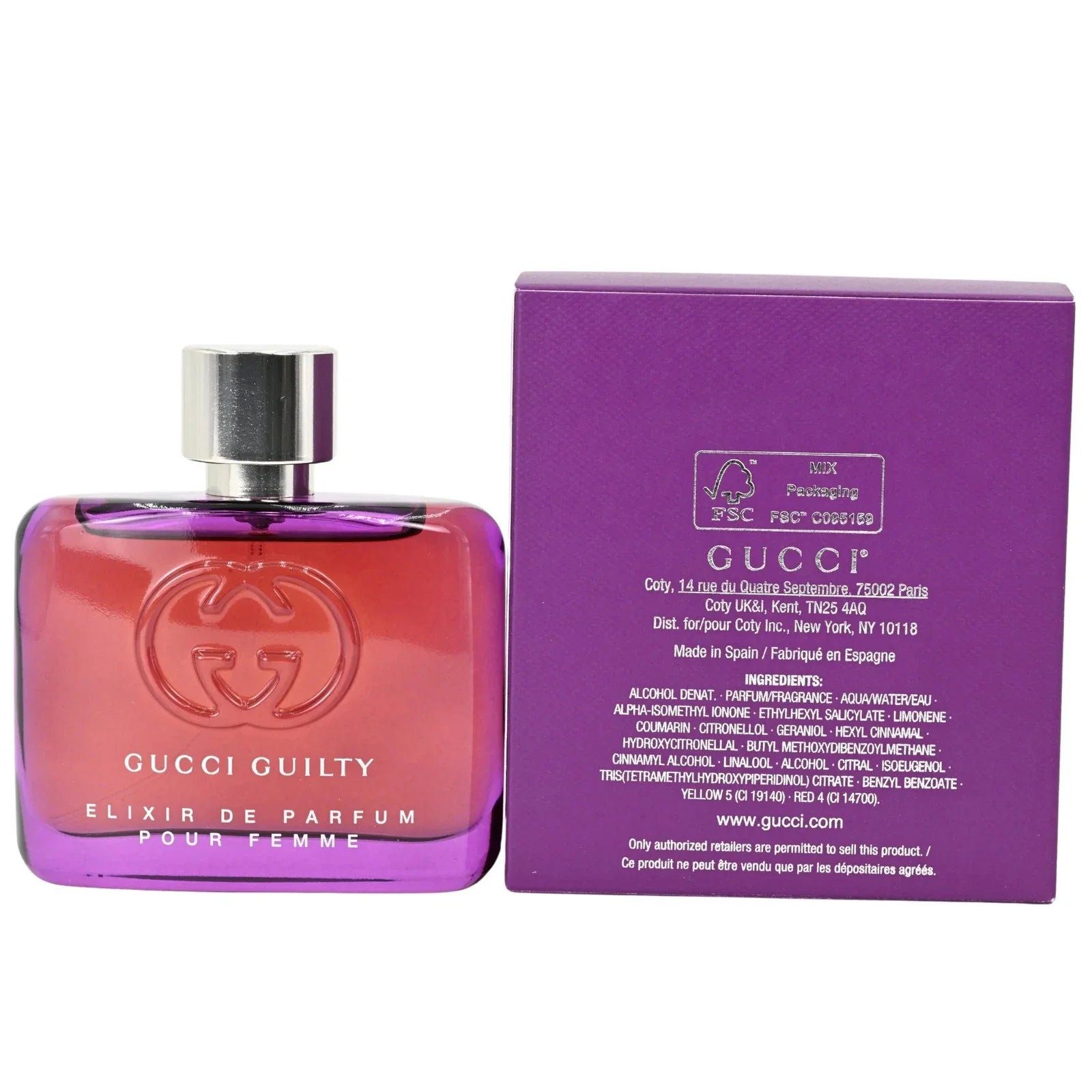 Guilty Elixir De Parfum by Gucci Perfume for Women 2.0 oz
