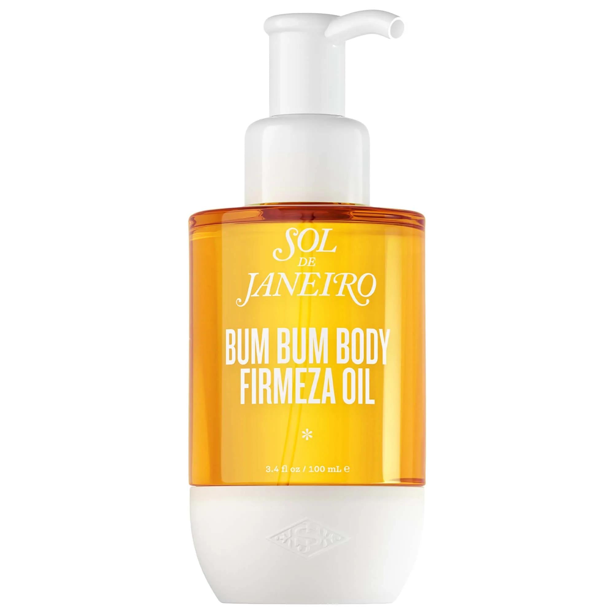 Sol de Janeiro Bum Bum Firmeza Firming Body Oil: Visibly Tightens Skin, Reduces Puffiness, Deeply Moisturizes - Brazilian Body Oil