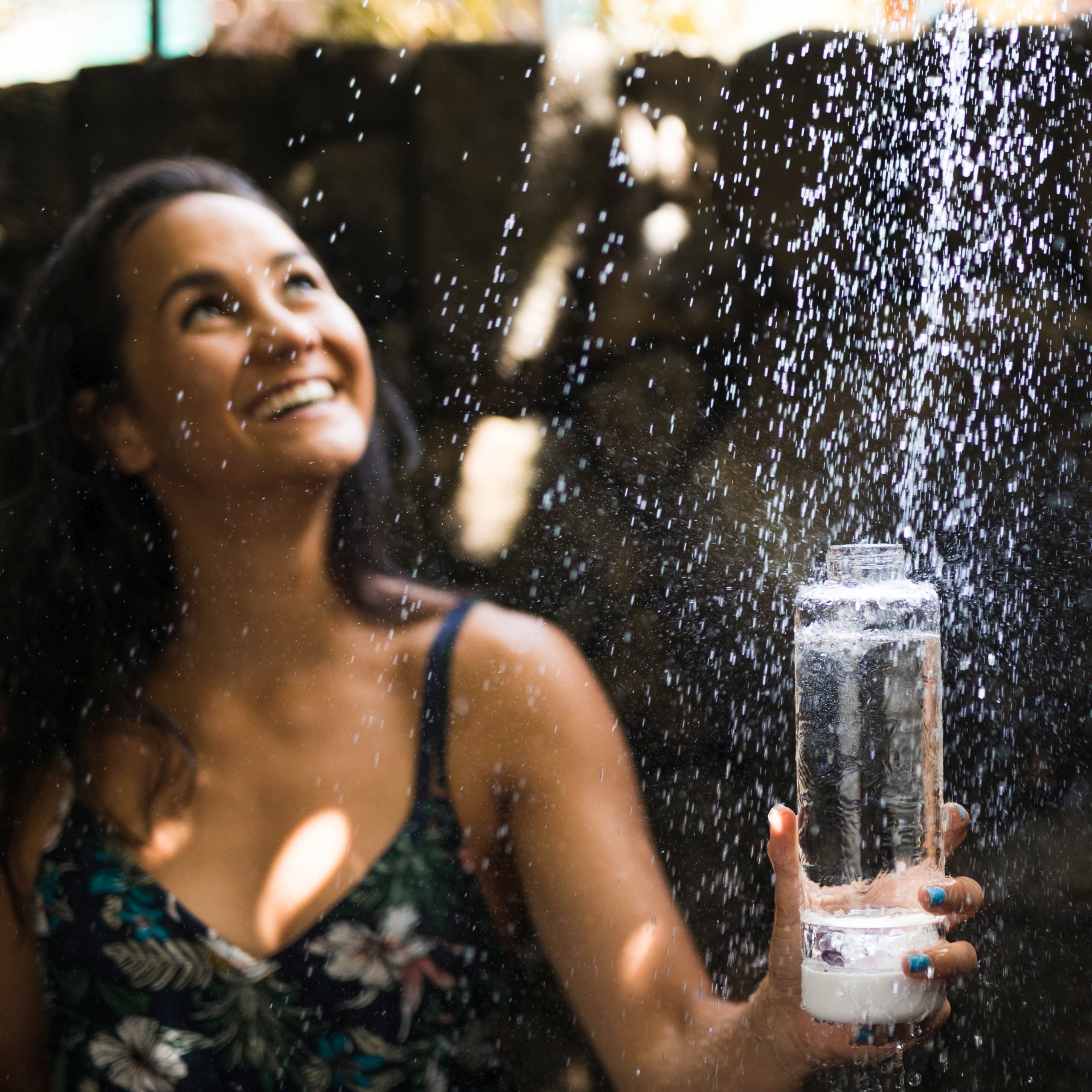 inu! CRYSTAL | The Original DIY Crystal Water Bottle with Clear Quartz