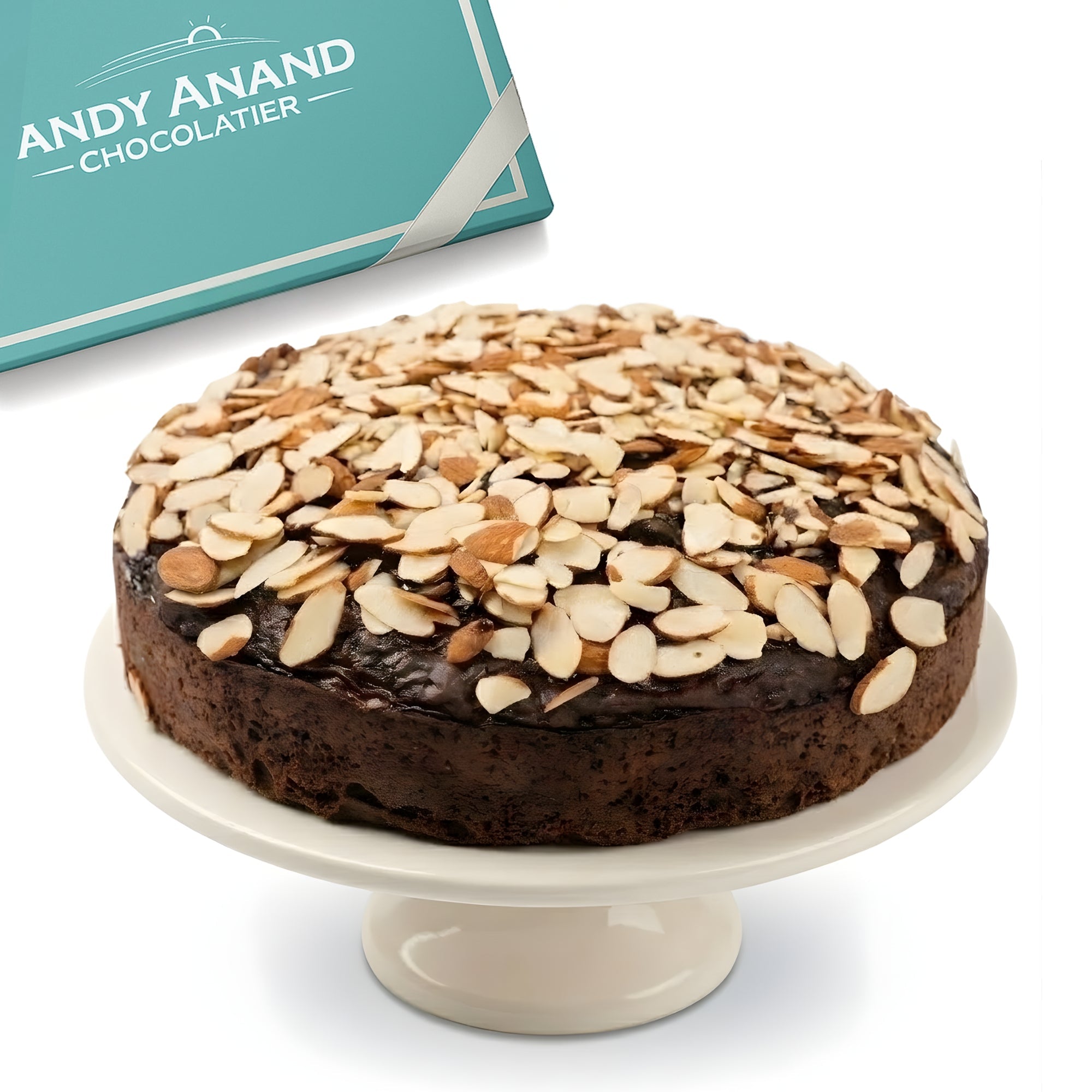 Andy Anand Gluten-Free Chocolate Almond Cake, 9-Inch, 2.5 lb – Hand-Baked, Fresh & All-Natural, No Preservatives, Birthday & Holiday Gift