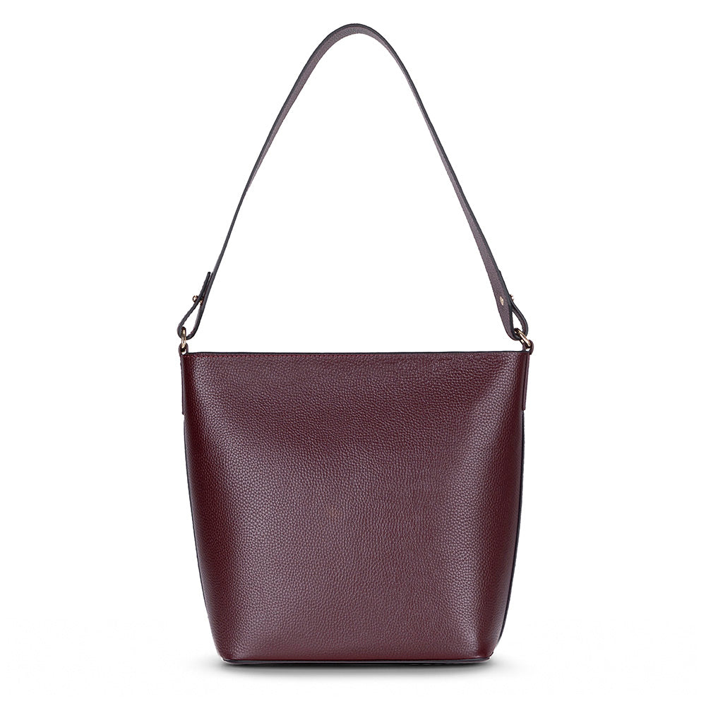 Elena Women’s Leather Tote Bag – Genuine Leather Shoulder Bag for Everyday Function | Minimal & Handcrafted