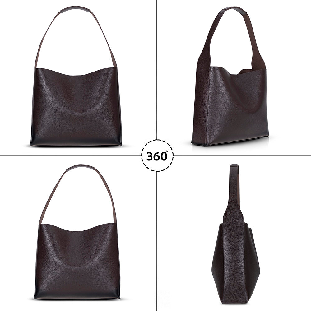 Stella Leather Women’s Tote Bag – Genuine Leather Shoulder Bag for Everyday Elegance | Minimal & Handcrafted