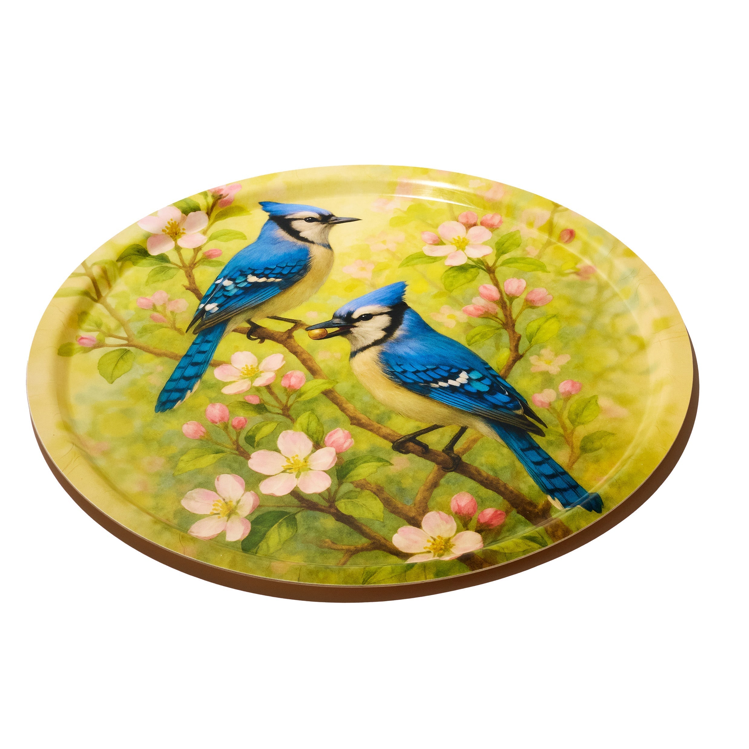 Blue Jays Birchwood Decorative Tray - Round - Large