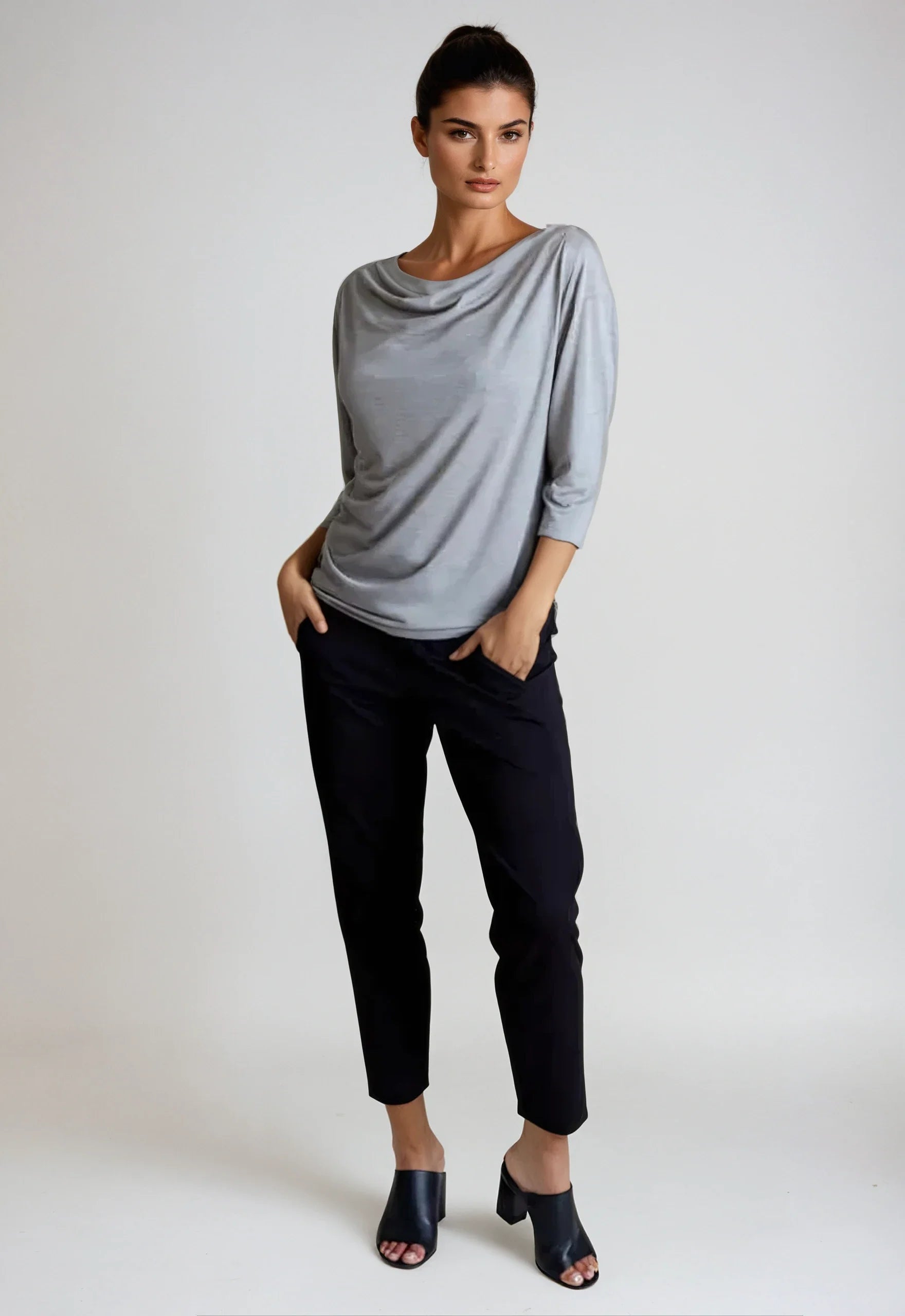Bon Voyage Travel Tee - Heather Grey