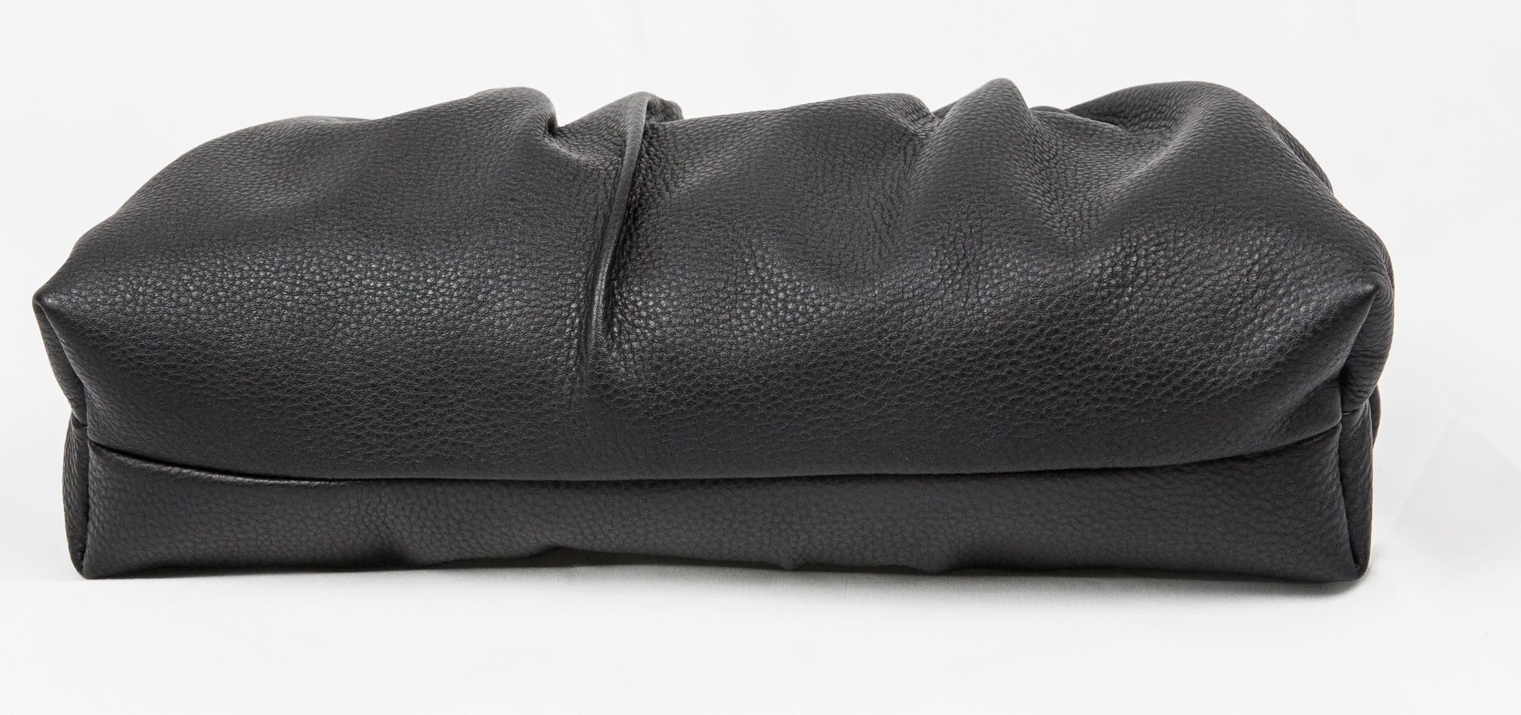 Sophia Full-Grain Leather Clutch Bag