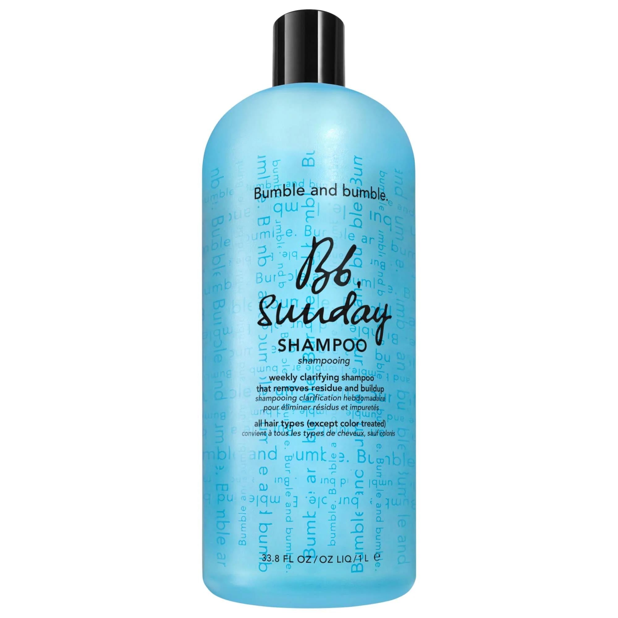 Sunday Clarifying Shampoo: Deep Cleansing, Vegan & Cruelty-Free Shampoo for Oily Scalp & Buildup Removal - Paraben & Sulfate Free
