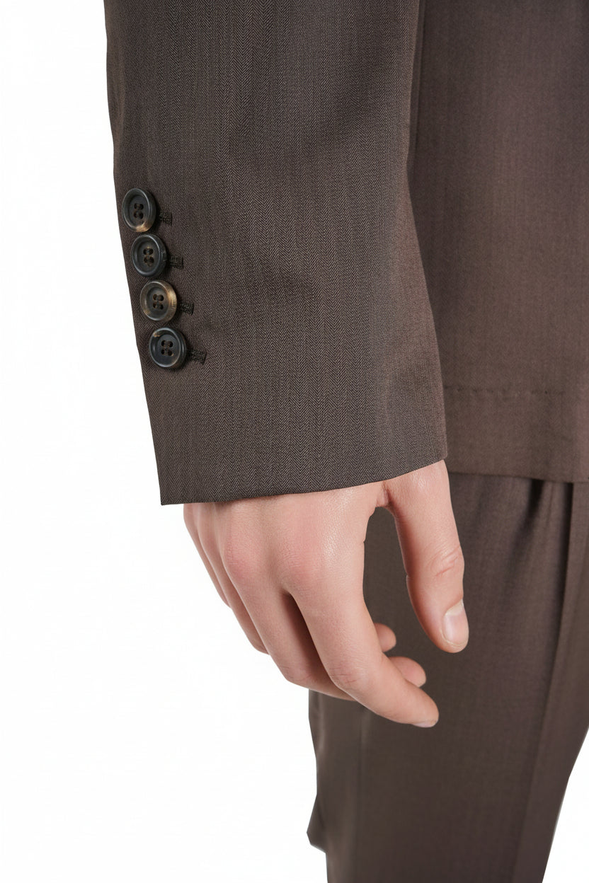 Brunello Cucinelli Pinstripe Cotton-Virgin Wool Suit