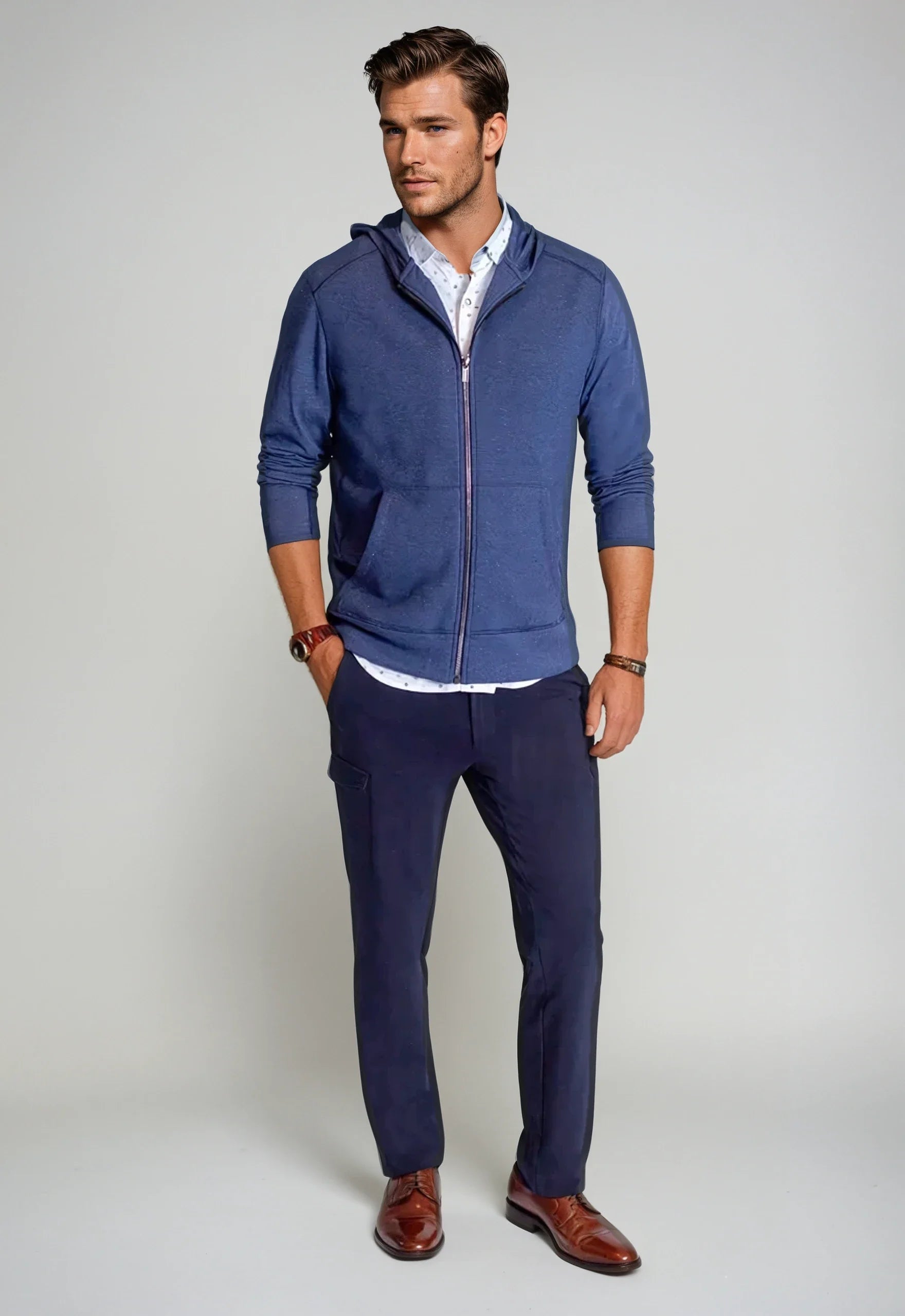 Remix Full Zip Hoodie Sweatshirt